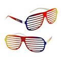 Rainbow Slotted Sunglasses